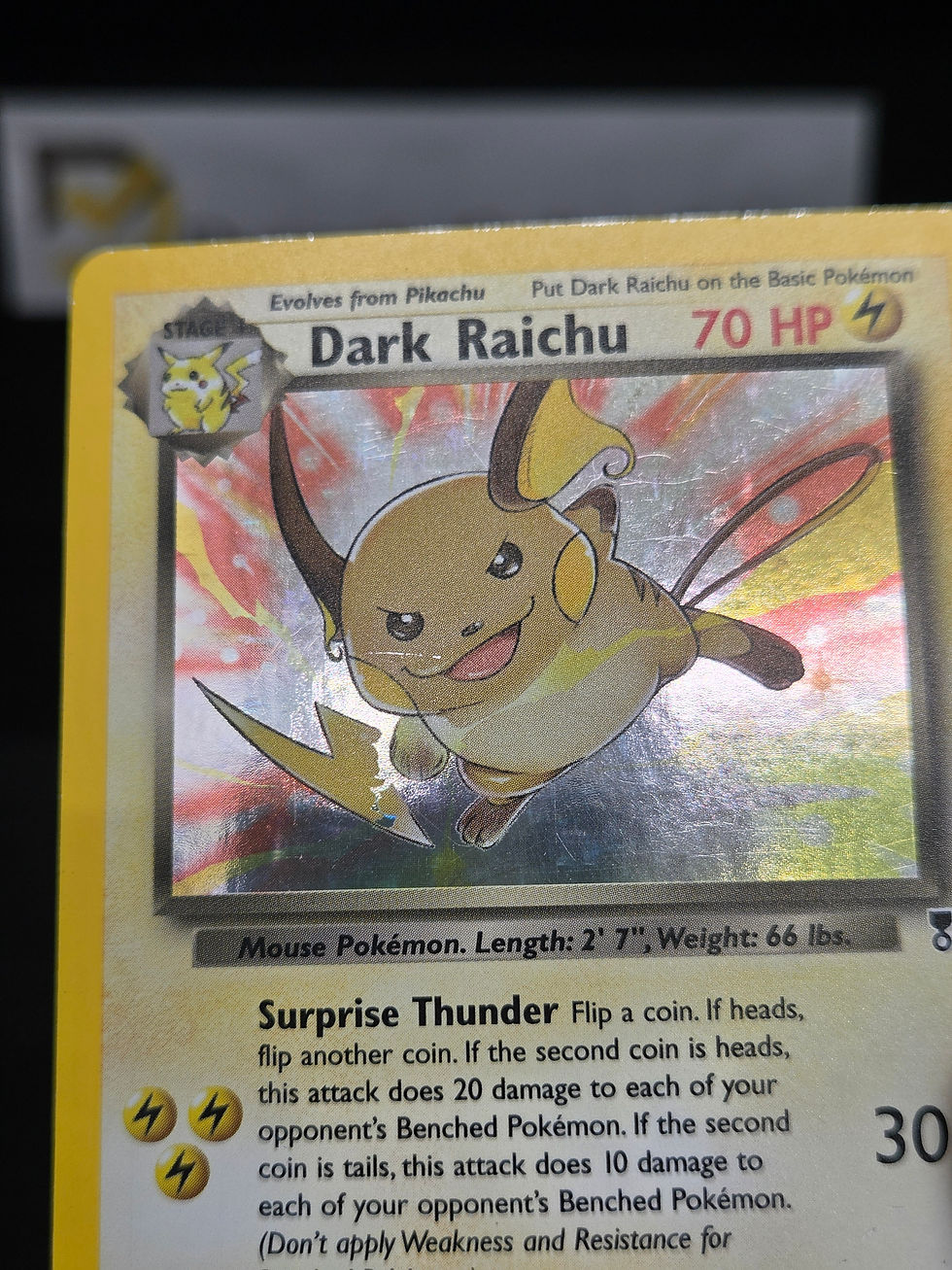 Thumbnail: Pokemon Legendary Collection Holo Dark Raichu