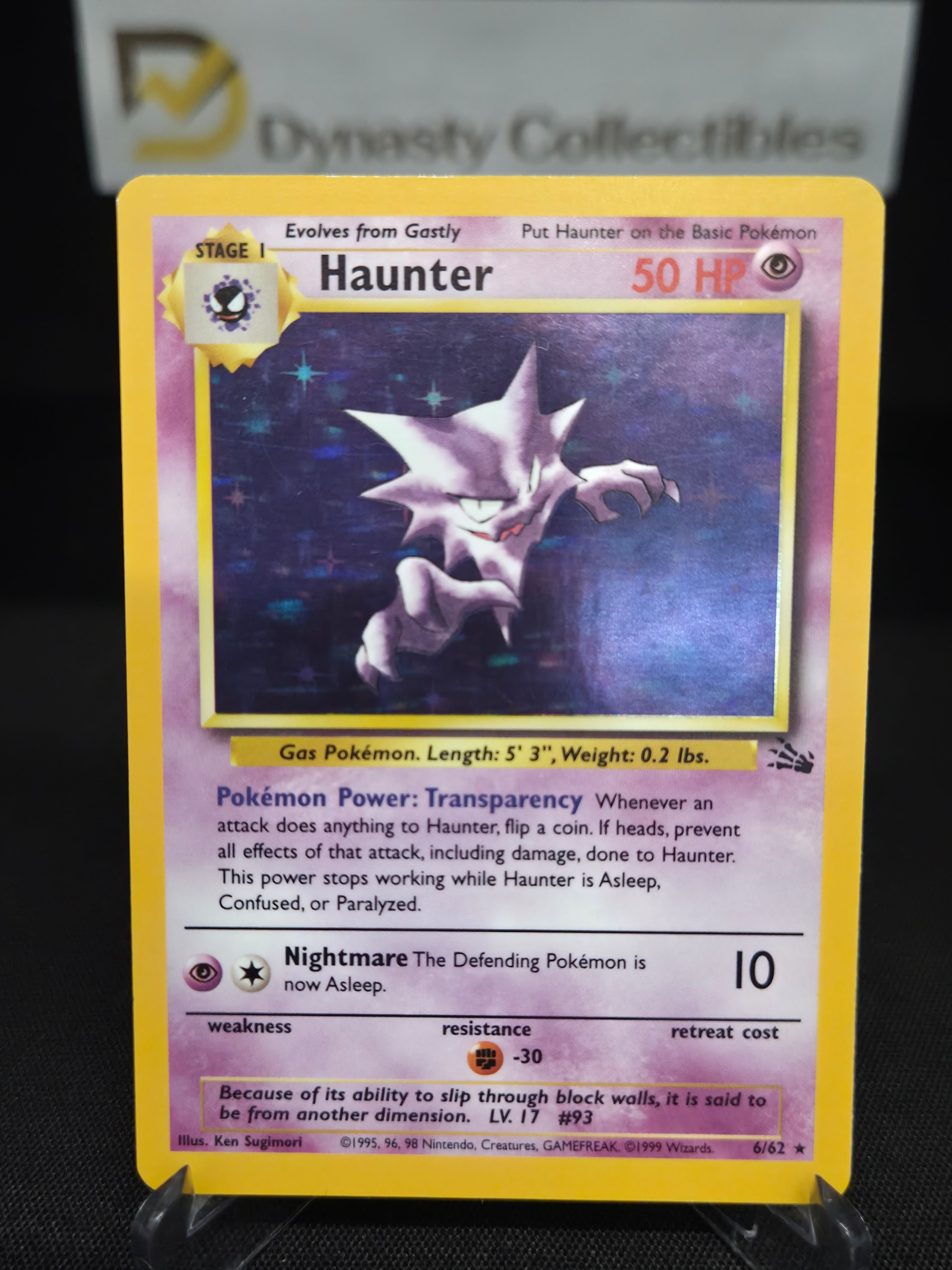 Pokemon Fossil Holo Haunter