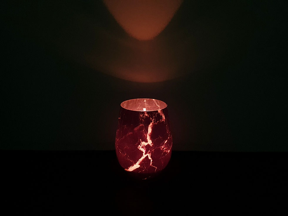 Miniature : Reef Bio Kerze by SPIRIT marmor blau glaskerze kaufen schweiz speziell hochwertig günstig lieferung