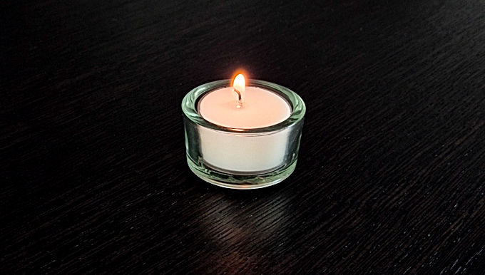 Teelichtglas Lumina für Rechaud-Kerzen
