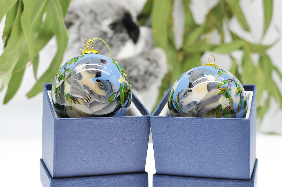 Thumbnail: Christmas bauble, Koala & Joey