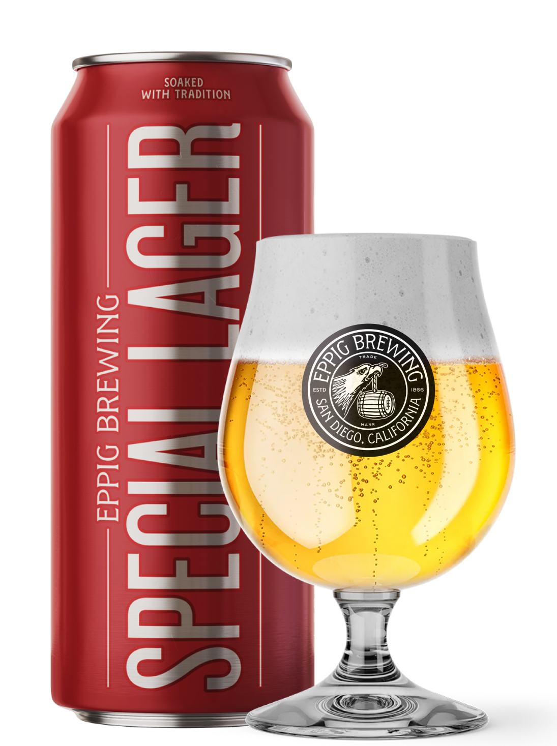 Eppig Brewing Co. Special Lager Mockup