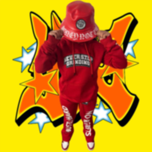 Red NSG Cotton Jogger Set