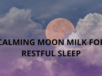 Calming Moon Milk for Restful Sleep