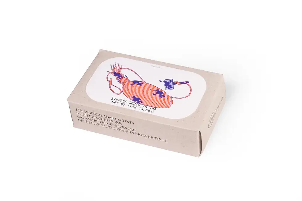 Jose Gourmet Stuffed Squid in Ink - 110g