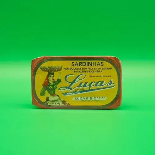 Lucas Skinless & Boneless Sardines in Olive Oil - 120g