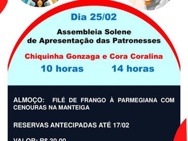 Acadêmicos da ALAZO farão apresentações de seus patronos.