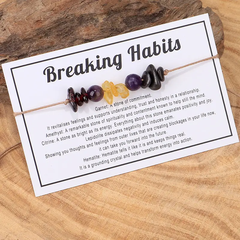 Breaking Habits Crystal Bracelet Riverside Wellness