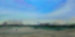 Chatham Lighthouse Beach oil painting Cape Cod seascape with figures