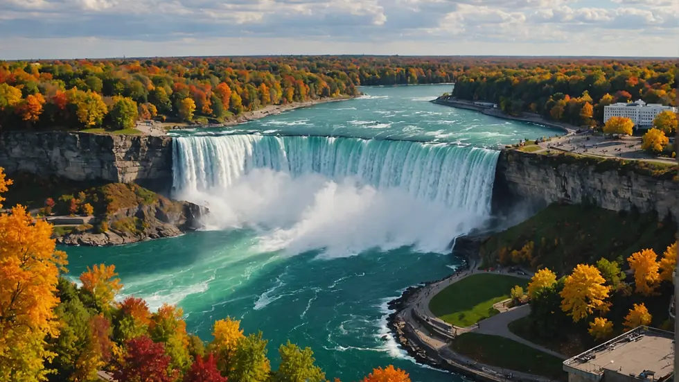 Aerial View of Niagara Falls