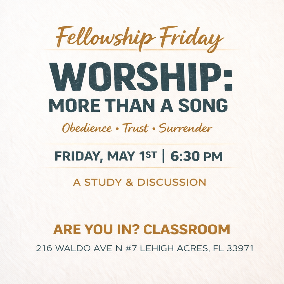 Fellowship Friday