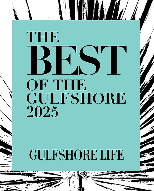Cartright & Sons Cabinetry 2025 Best of the Gulfshore for Kitchen Design winner