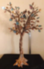 Copper Tree Sculpture 1