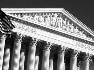 The U.S. Supreme Court building in Washington, D.C., symbolizing the high-stakes Section 2 Voting Rights Act case that could reshape redistricting and congressional representation in Florida.