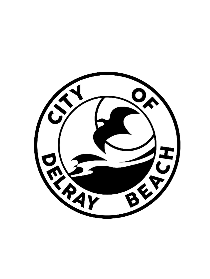 City of Delray Beach logo, black 