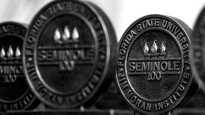Seminole 100 trophy from Florida State University’s Jim Moran Institute recognizing fastest-growing alumni-led businesses