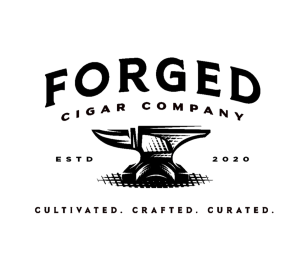 Forged Cigar Company logo, black.