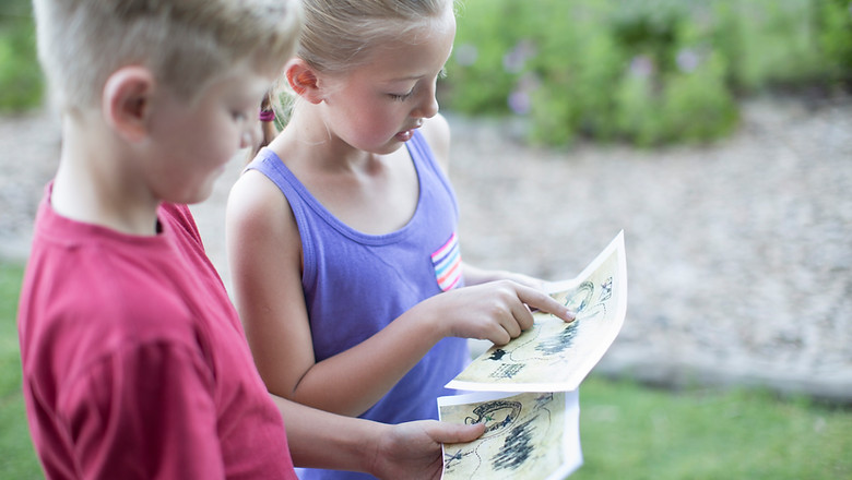 Niños Reading Mapa