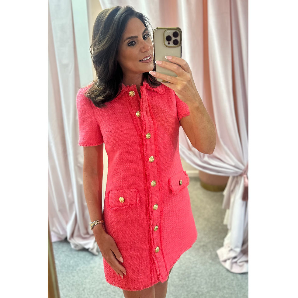 Thumbnail: CINQ A SEPT Sunset Blush PAMMY Dress