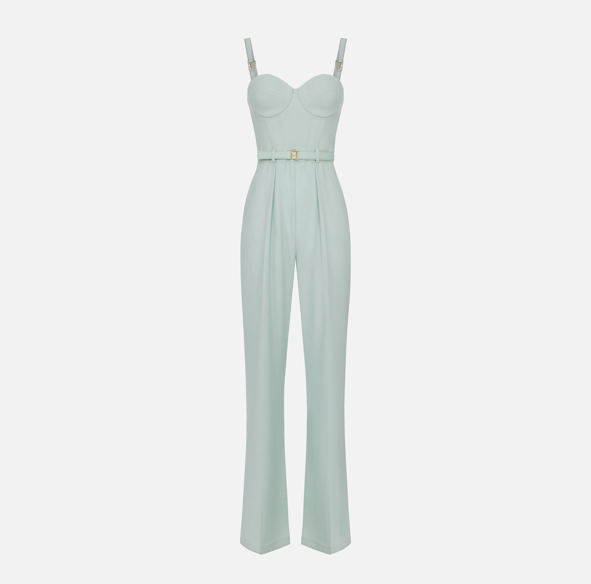 Thumbnail: Elisabetta Franchi Jumpsuit in crêpe fabric with bustier top