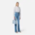 Thumbnail: Elisabetta Franchi High-waist jeans with logo buttons
