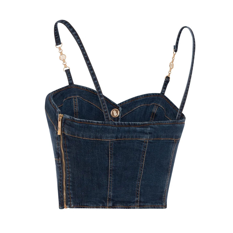 Thumbnail: Fracomina Denim Bustier