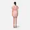 Thumbnail: Elisabetta Franchi Dress in duchesse satin with polka dot print and ribbons 