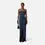 Thumbnail: Elisabetta Franchi Twilight Blue Dress in lightweight crêpe fabric with buttons 
