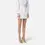 Thumbnail: Elisabetta Franchi White Skirt in double-layer crêpe fabric with tuxedo details
