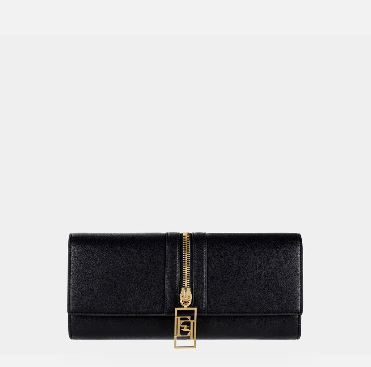 Elisabetta Franchi Black Bag in leather-effect material with zip