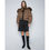 Thumbnail: ACCESS Chocolate Short Puffer Jacket with Faux Fur