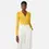 Thumbnail: Elisabetta Franchi Yellow Micro-braided Knit Bodysuit 