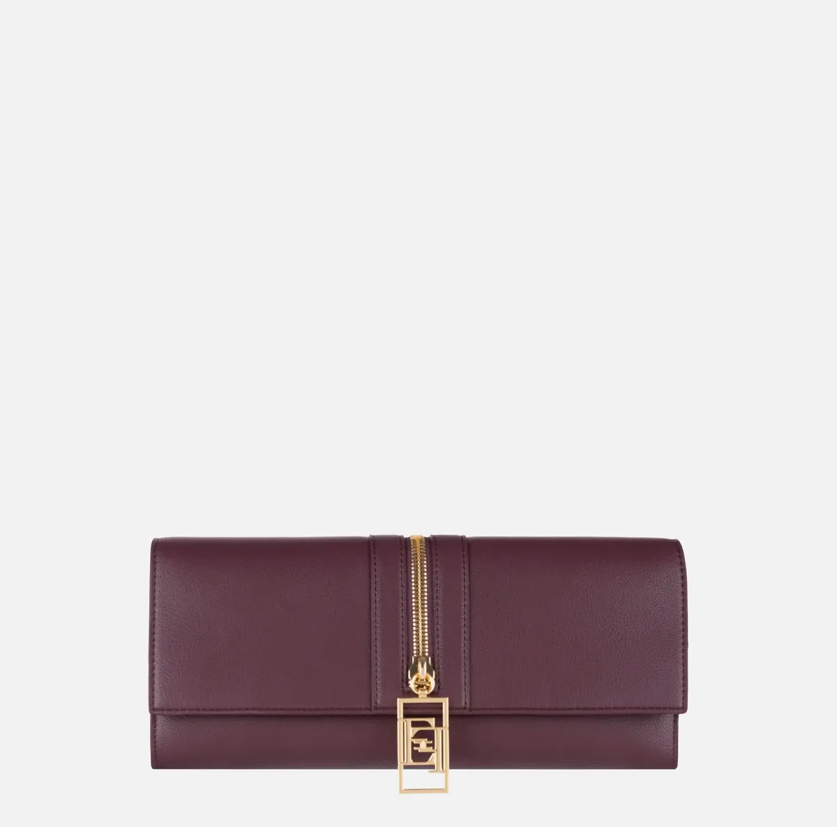 Elisabetta Franchi Rouge Bag in leather-effect material with zip