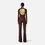 Thumbnail: Elisabetta Franchi Coffee Double crêpe trousers