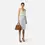Thumbnail: Elisabetta Franchi Blue Skirt in crêpe fabric with logo ribbon 