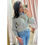 Thumbnail: CINQ A SEPT Grey LAVINA Embellished Sweater