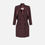 Thumbnail: Elisabetta Franchi Cocoa Dress in lightweight crêpe fabric with satin lapels