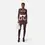 Thumbnail: Elisabetta Franchi Merlot Colour-blocking dress in double layer crêpe fabric