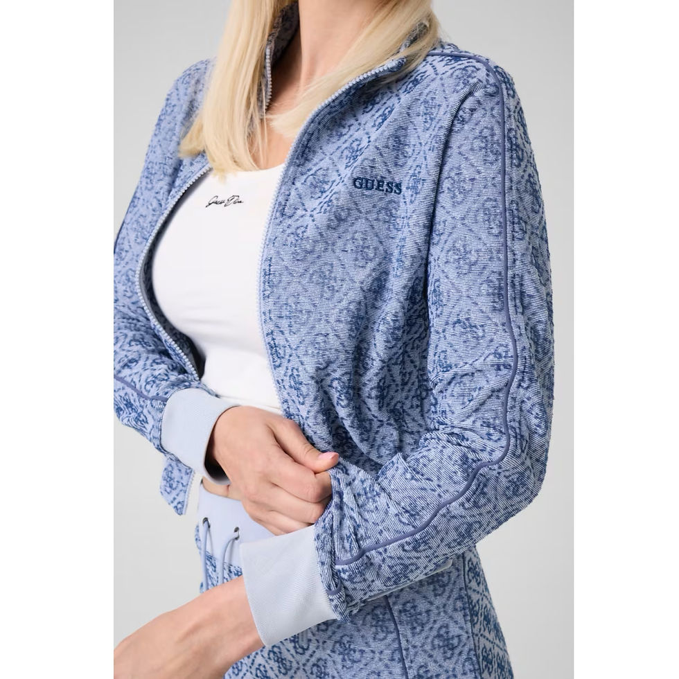 Thumbnail: GUESS Blue 4G Logo Jacket 