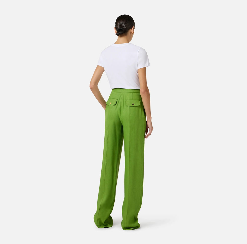 Thumbnail: Elisabetta Franchi White Jersey T-shirt with embroidered logo