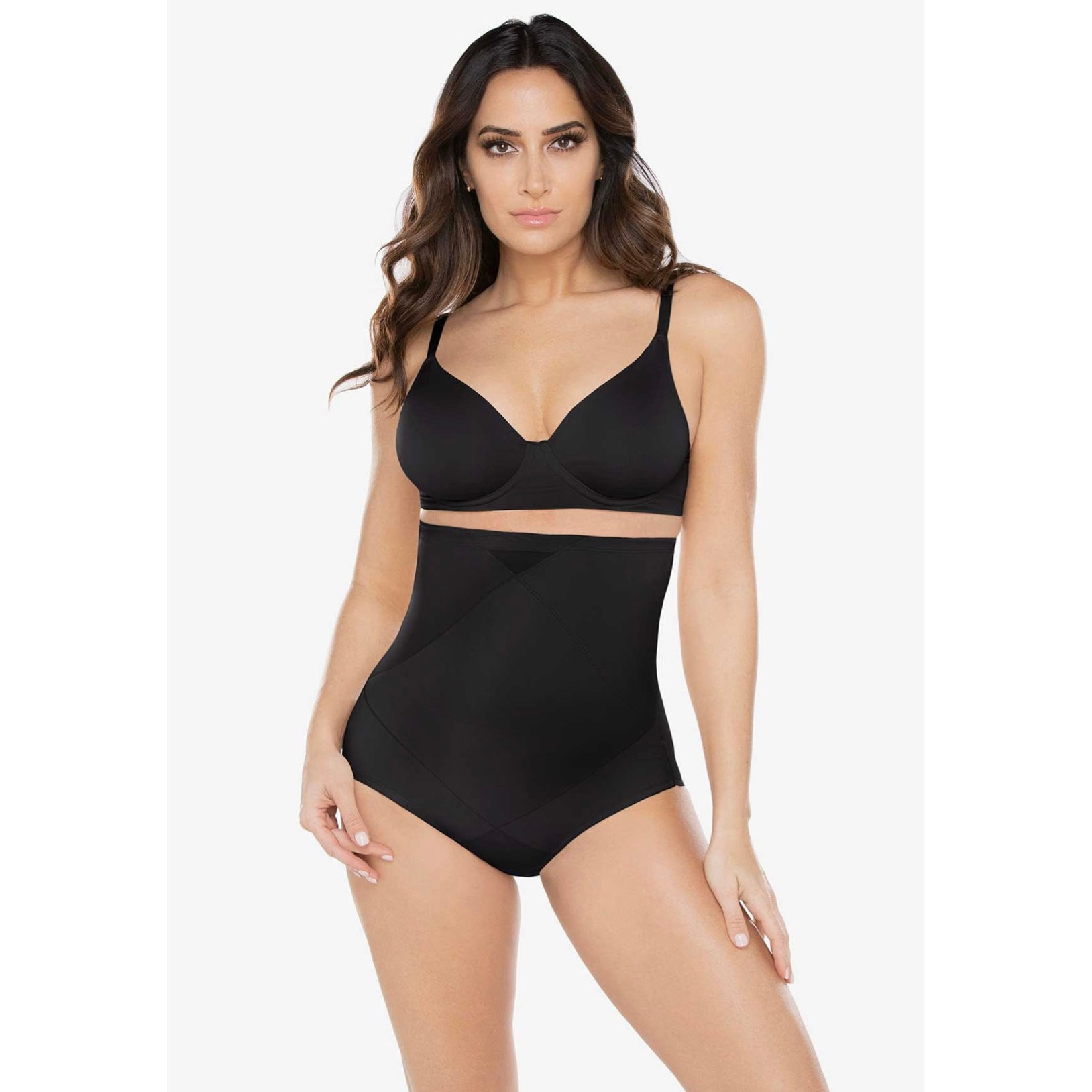 Miracle Suit Black Tummy Tuck High Waist