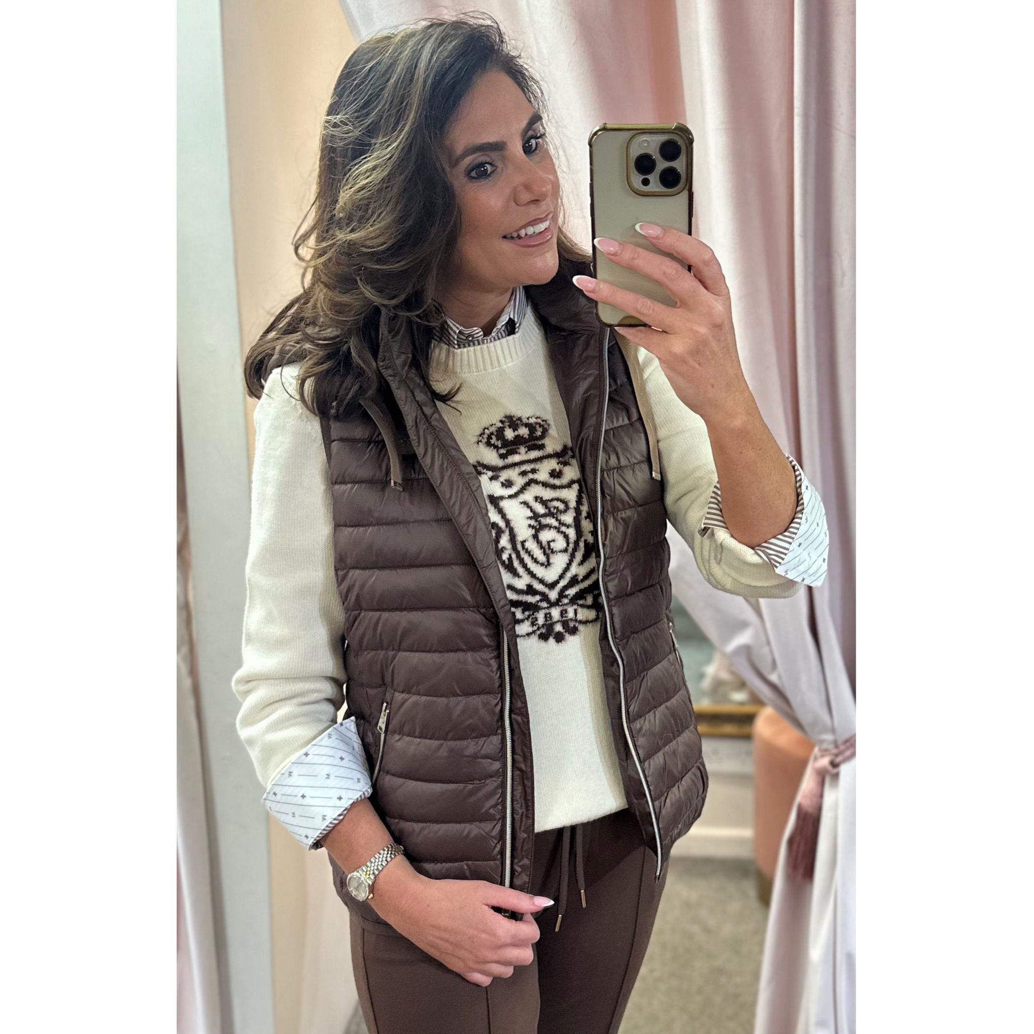HV Society Lvanka Chocolate Bodywarmer