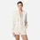 Thumbnail: Elisabetta Franchi Tie-neck blouse in georgette fabric with piping