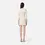 Thumbnail: Elisabetta Franchi Milk Dress in double layer crêpe with zip