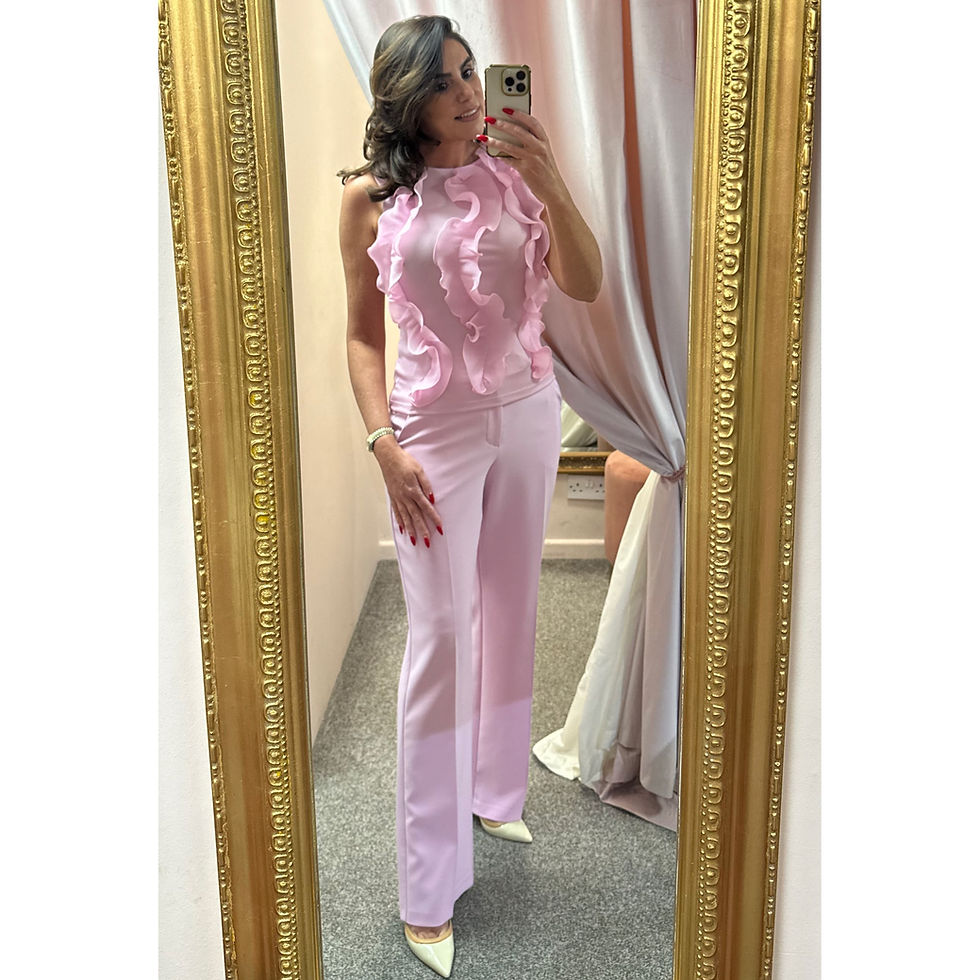 Thumbnail: Fracomina Pink Frill Tank Top