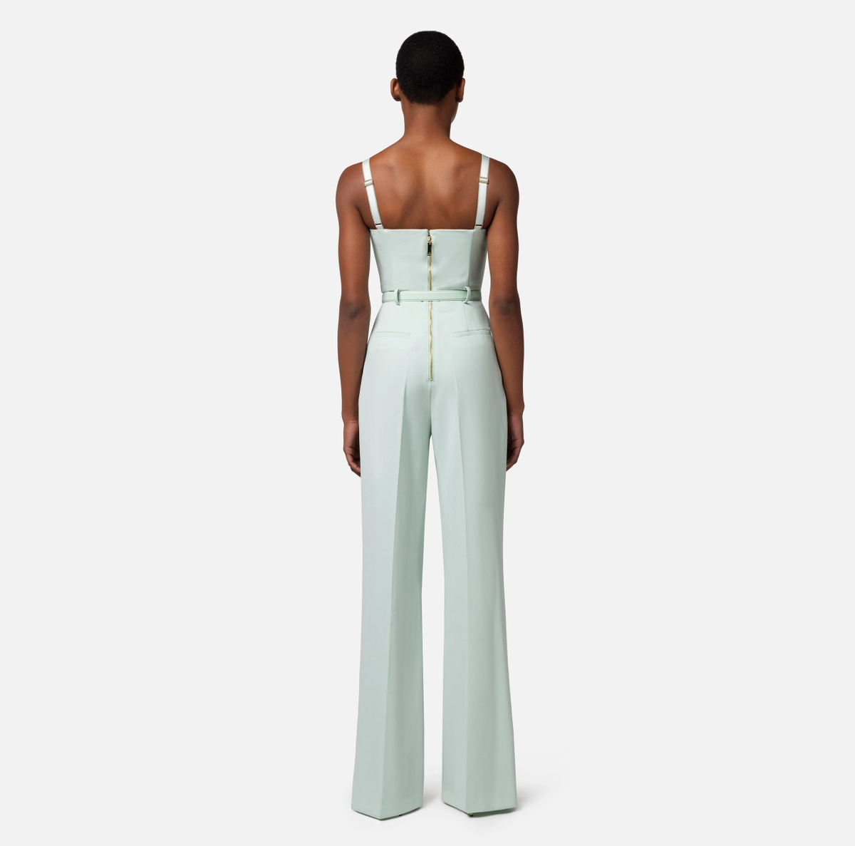 Thumbnail: Elisabetta Franchi Jumpsuit in crêpe fabric with bustier top