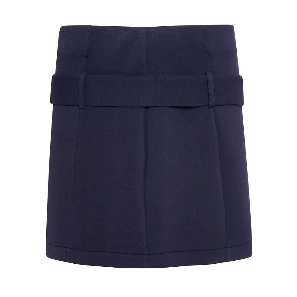 Thumbnail: Fracomina Navy Skirt Set
