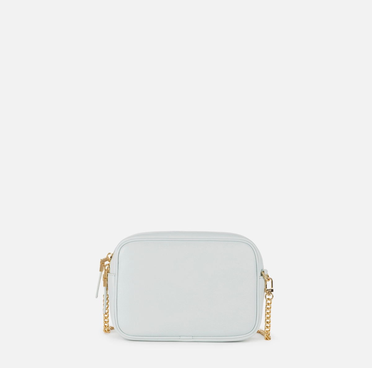 Thumbnail: Elisabetta Franchi Aqua Camera bag with metal logo