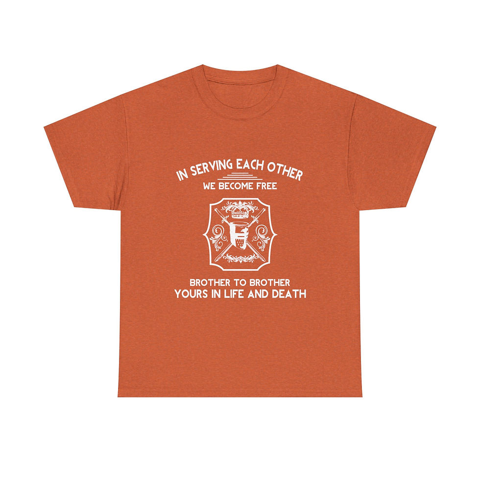 Thumbnail: Unisex Heavy Duty Cotton Tee- "Brotherhood"