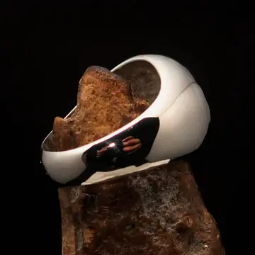 Thumbnail: TEXAS RANGER STAR - BLACK -STERLING-SILVER